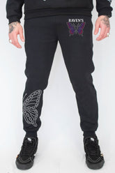 Calça Unissex de Moletom Borboleta Correte
